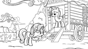 download tranh tô màu My Little Pony miễn phí