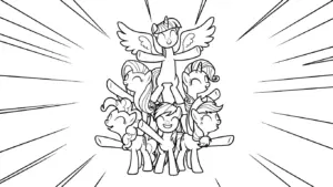 tải tranh tô màu My Little Pony miễn phí