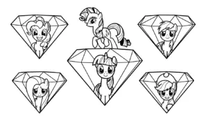 tải hình tô màu My Little Pony chất lượng cao