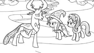 hình tô màu My Little Pony cho bé 5 tuổi