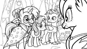 tải tranh tô màu My Little Pony cho bé 3 tuổi