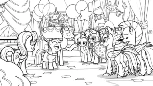 tải tranh tô màu My Little Pony pdf
