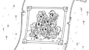 tải tranh tô màu My Little Pony chất lượng cao