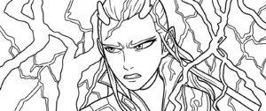 hình tô màu Ngao Bính cho bé 7-8 tuổi