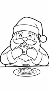 tranh tô màu Ông Già Noel pdf
