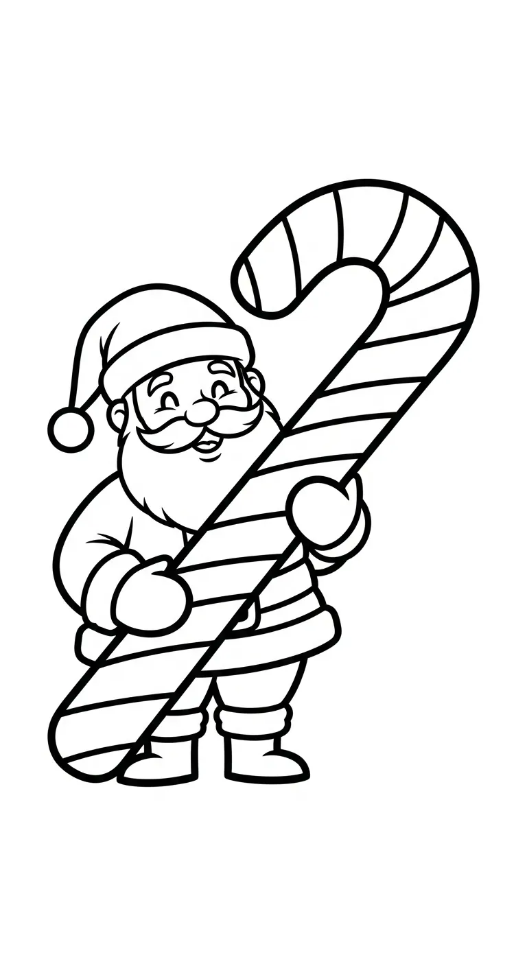 download hình tô màu Ông Già Noel miễn phí