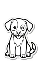 in hình tô màu Sticker khổ A4