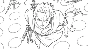 tải hình tô màu Zoro không mất tiền