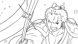 tải tranh tô màu Zoro cho bé 3 tuổi