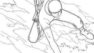hình tô màu Zoro cho bé 4 tuổi