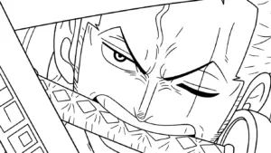 tải hình tô màu Zoro cho bé 7 tuổi