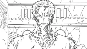tranh tô màu Zoro cho bé 6 tuổi