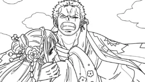 tải tranh tô màu Zoro cho bé 4 tuổi