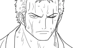 hình tô màu Zoro cho trẻ em