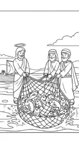 tranh tô màu Chúa Giêsu cho bé mới nhất