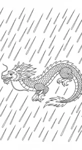 tranh tô màu Con Rồng cho bé tải về