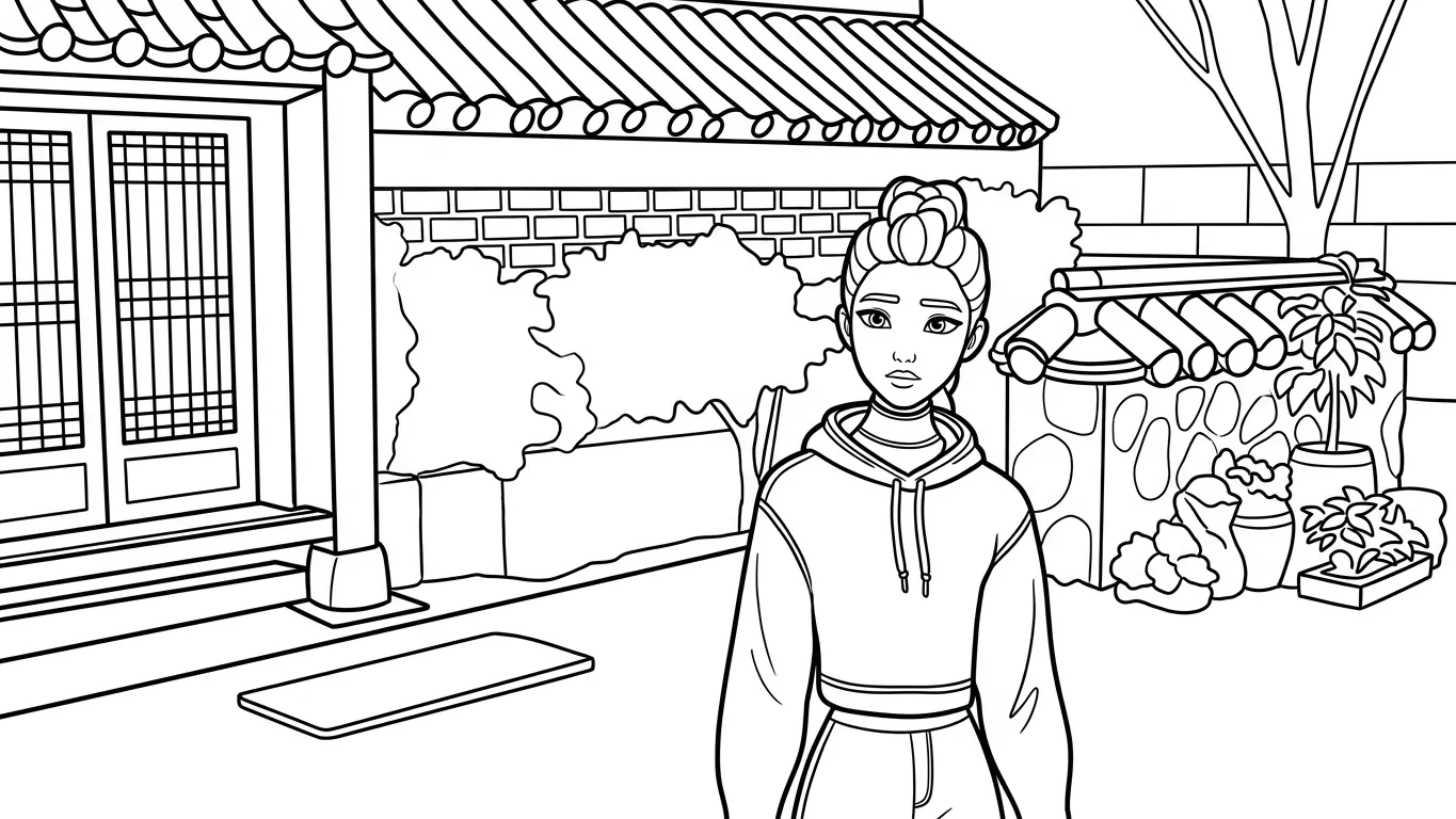 tranh tô màu Rumi cho bé