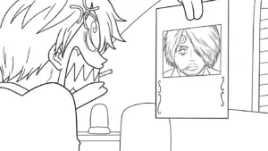 in hình tô màu Sanji cho bé 4 tuổi