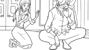 tải hình tô màu Sanji cho bé 7 tuổi