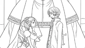 file tranh tô màu Sanji cho bé in