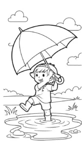 download tranh tô màu tranh tô màu Cái Ô miễn phí