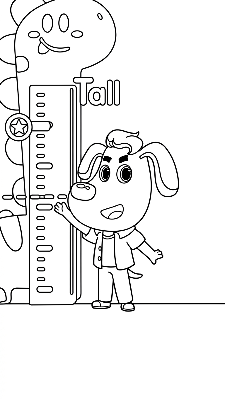 download tranh tô màu Cảnh sát trưởng Labrador miễn phí 1