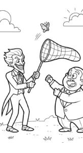 tải tranh tô màu Joker cho bé 8 tuổi