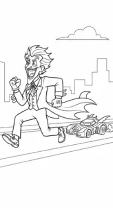 hình tô màu Joker rõ nét