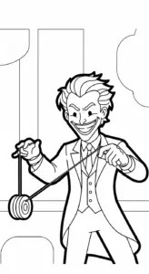 tranh tô màu Joker cho bé 7 tuổi