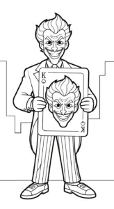 tải hình tô màu Joker miễn phí
