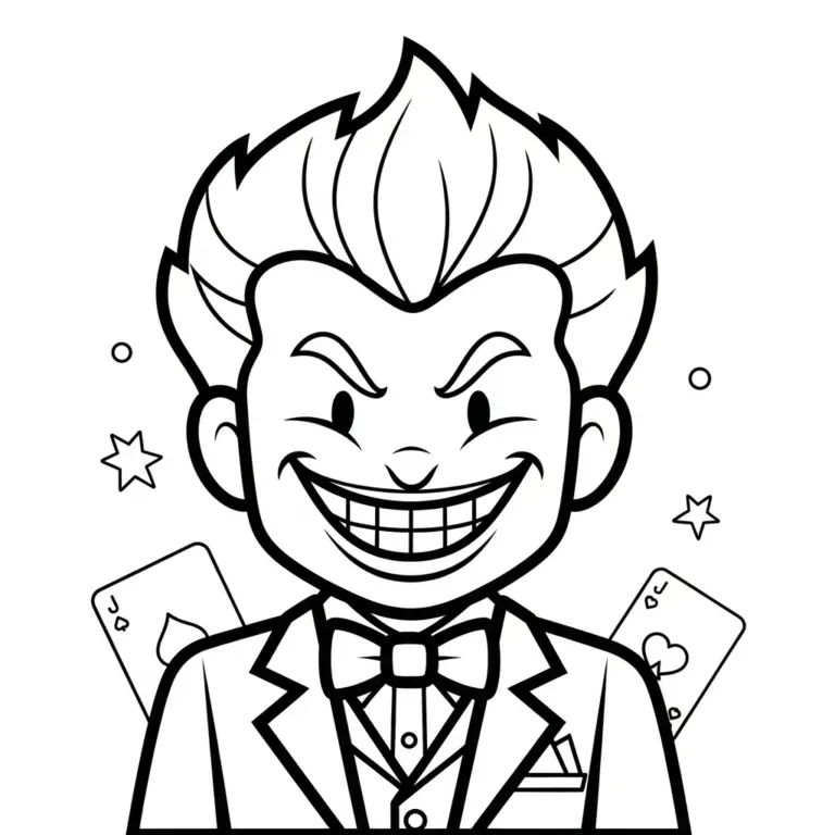 Tranh tô màu Joker