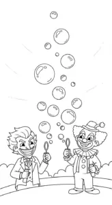 tranh tô màu Joker cho trẻ em