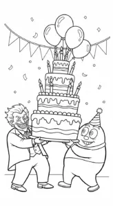 hình tô màu Joker pdf