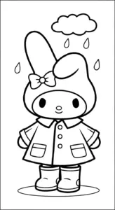 tranh tô màu My Melody miễn phí