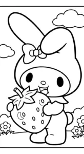 tải tranh tô màu My Melody chất lượng cao