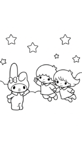 tải tranh tô màu My Melody pdf