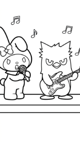 tranh tô màu My Melody tập tô