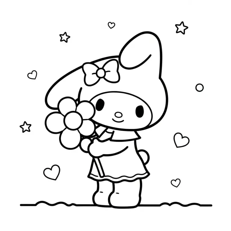 Tranh tô màu My Melody