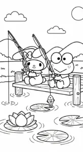 tải tranh tô màu My Melody chất lượng cao