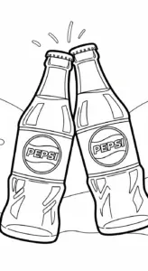 tranh tô màu Pepsi cho bé 8 tuổi