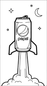 tải tranh tô màu Pepsi không mất tiền