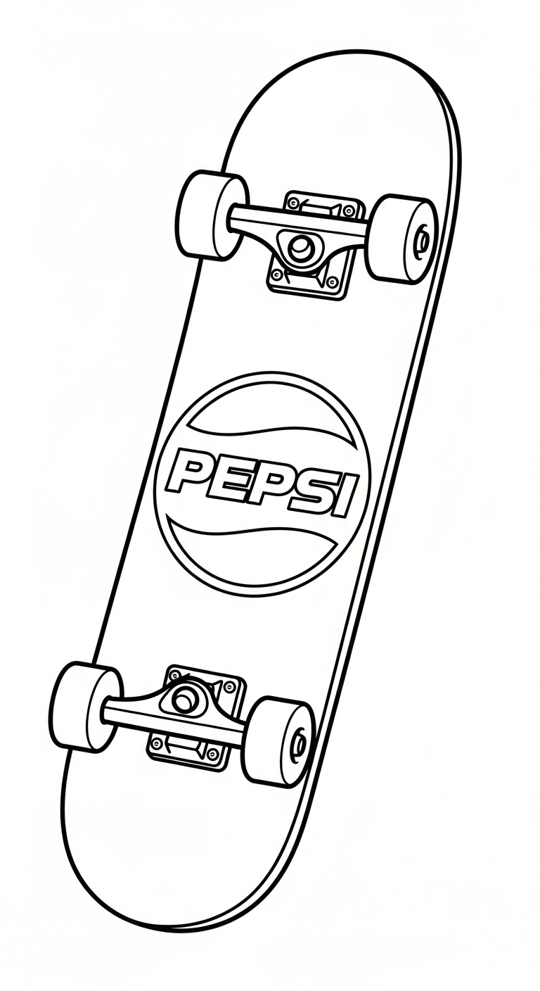 tranh tô màu Pepsi cho bé 7 tuổi miễn phí