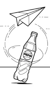 hình tô màu Pepsi cho bé 3 tuổi miễn phí