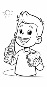 tranh tô màu Pepsi cho bé tải miễn phí