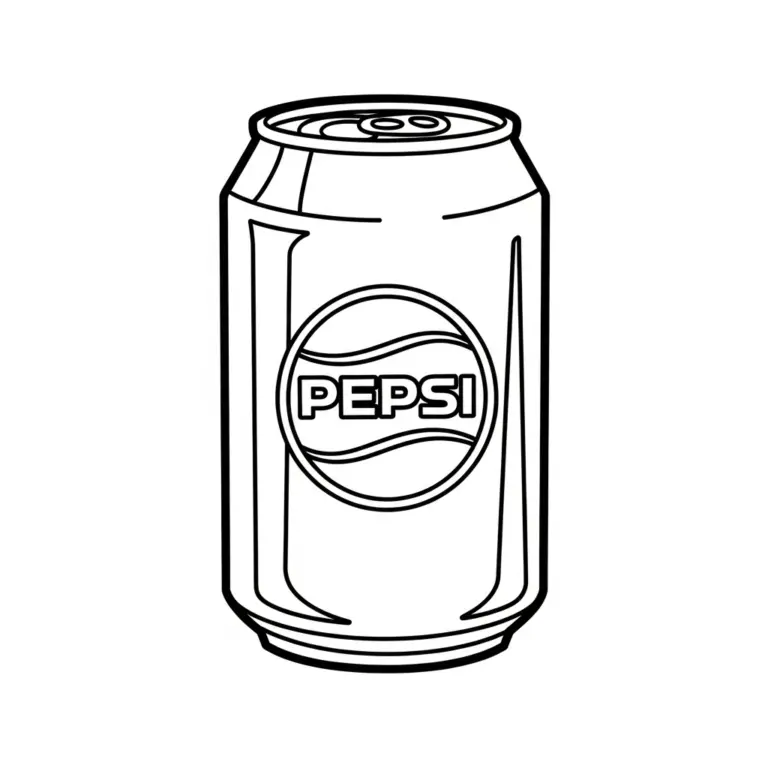 Tranh tô màu Pepsi