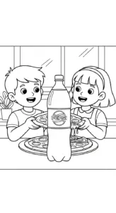 tranh tô màu Pepsi cho bé 6 tuổi