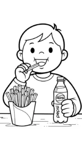 tải hình tô màu Pepsi cho bé 8 tuổi