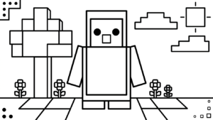 tải tranh tô màu Roblox cho bé 4 tuổi