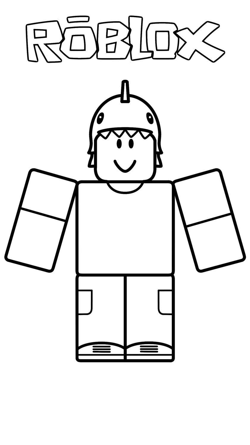 tranh tô màu Roblox miễn phí
