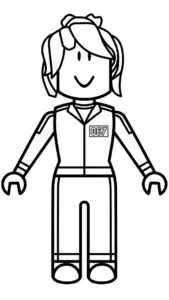 hình tô màu Roblox tập tô
